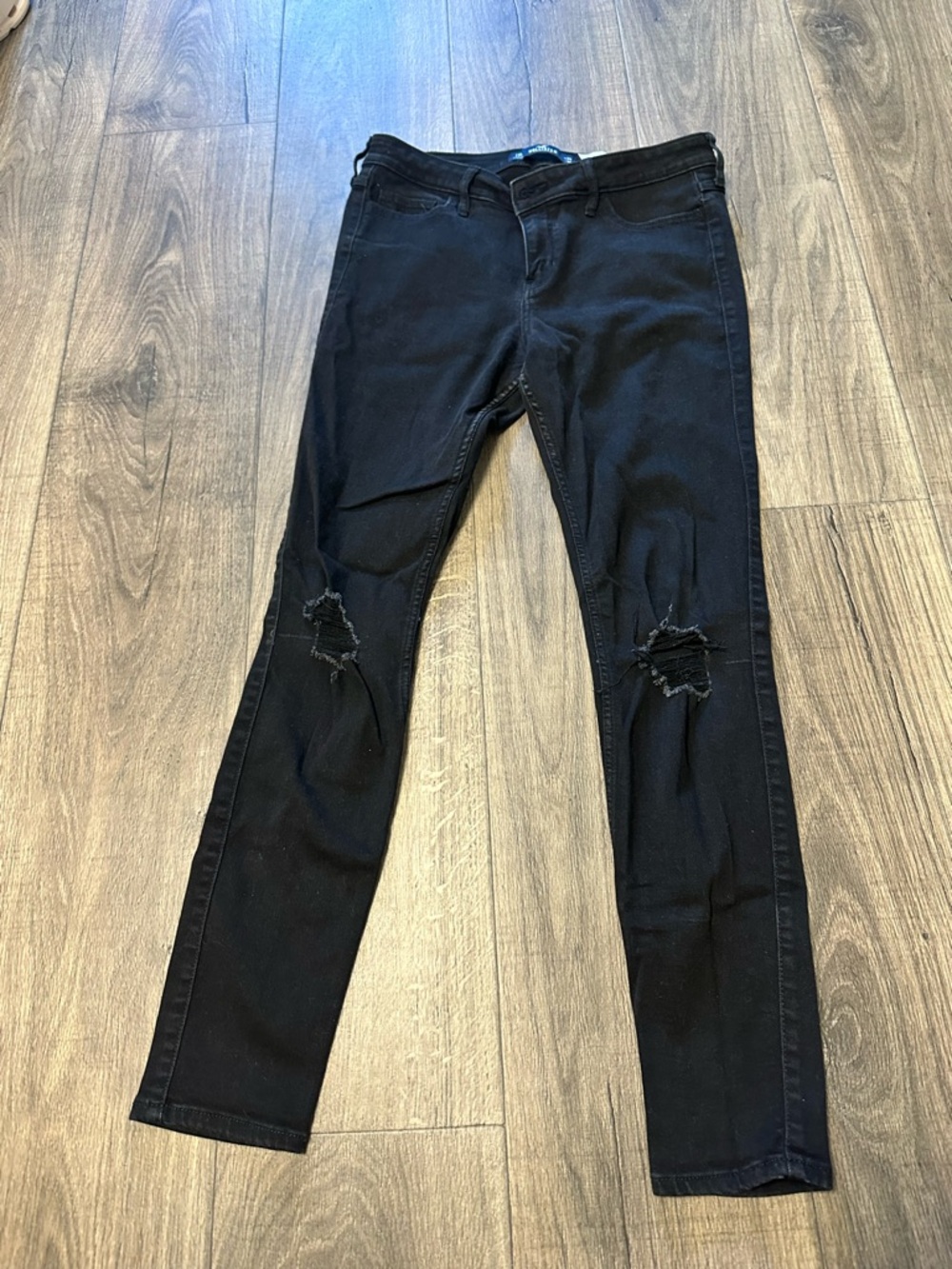 Hollister Black Ripped Skinny Jeans